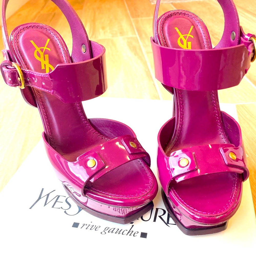 Yves Saint Laurent Tribute 105 Platform Sandal
